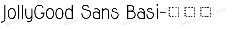 JollyGood Sans Basi字体转换